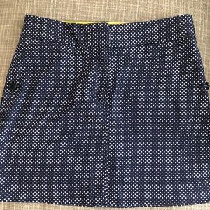 J.Crew Kids Navy Polka Dot Skirt